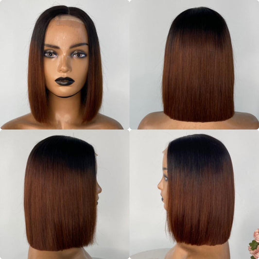 Multi Colour Closure Bob Wig