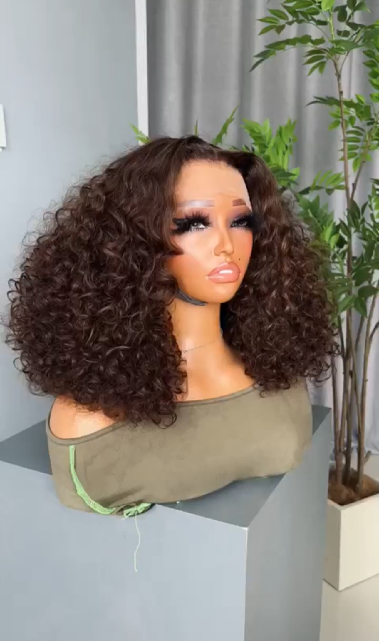 Bouncy Frontal Curly Wig