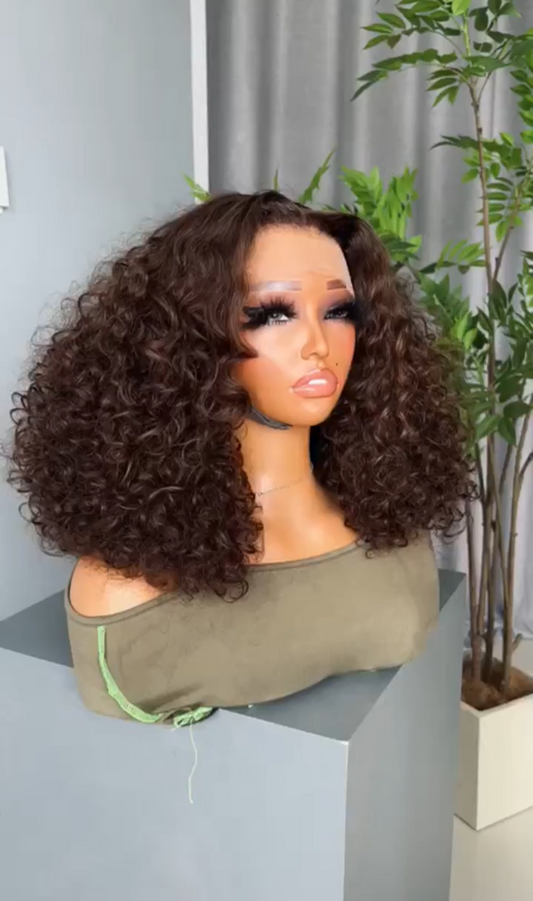 Bouncy Frontal Curly Wig