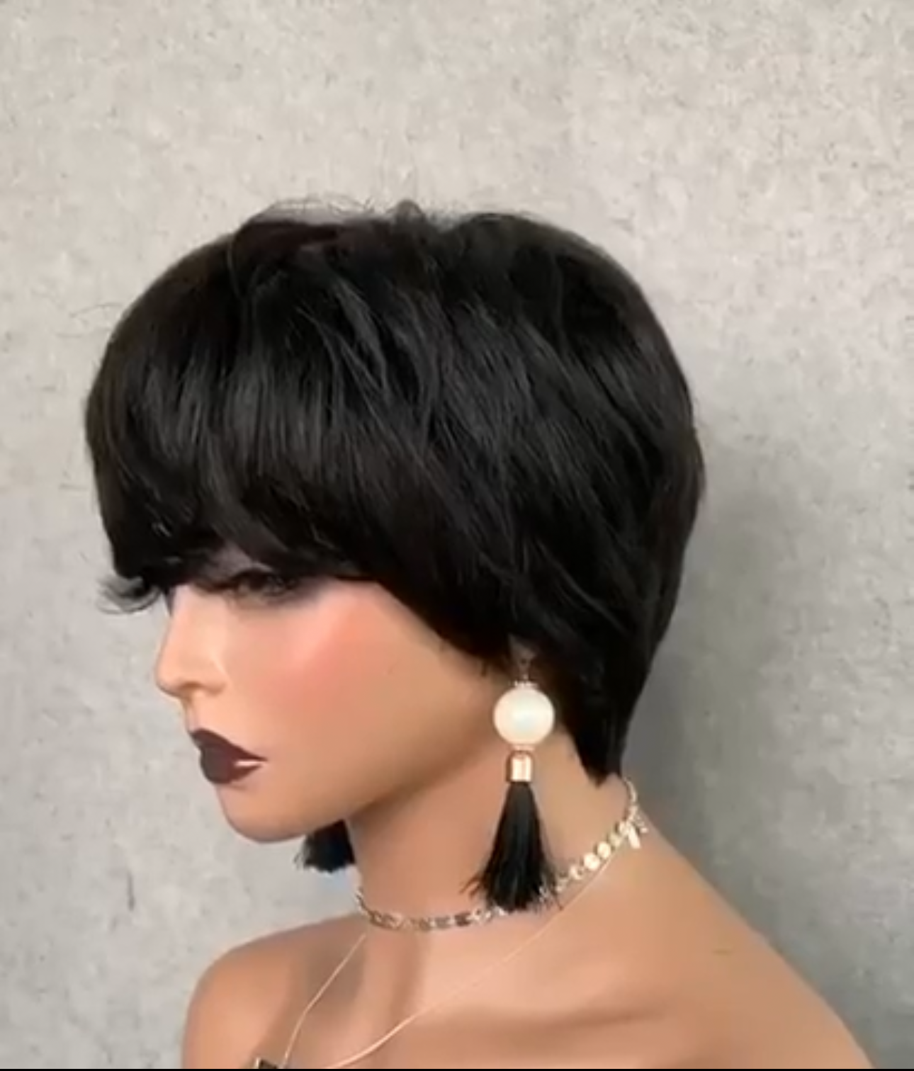Pixie Cut Fringe Wig
