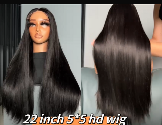 Super double drawn straight Wig HD-051