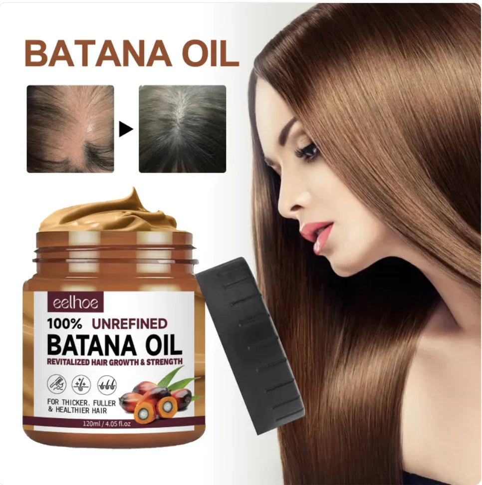 Batana Oil Hair Conditioner & Mask for Straightening, Smoothing, and Repairing Damaged Hair