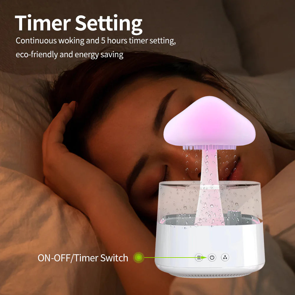 Mushroom Rain Cloud Humidifier