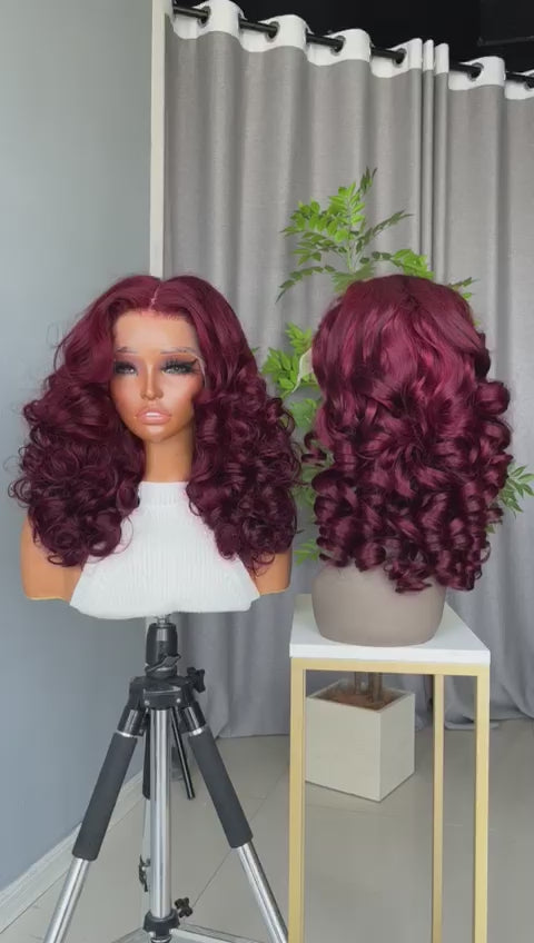 Loose wavy 4*9 Frontal wig DS-056