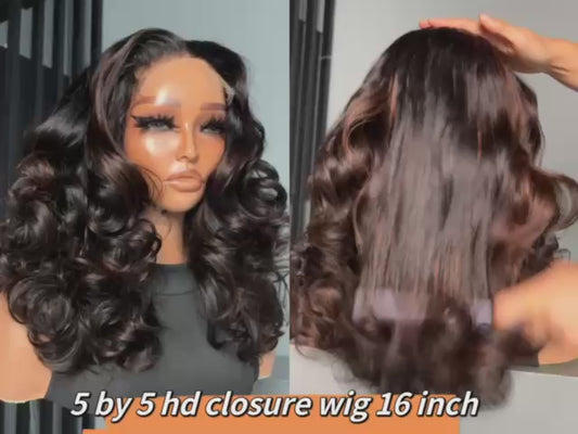 SDD Big Bouncy Wavy Vietnam Wig – 100% Human Hair Wig
