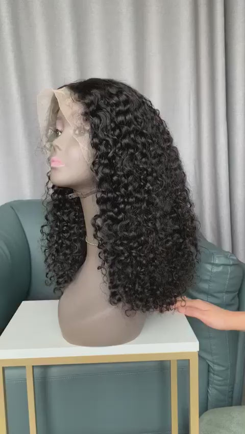 Eurasian Curly Frontal Wig