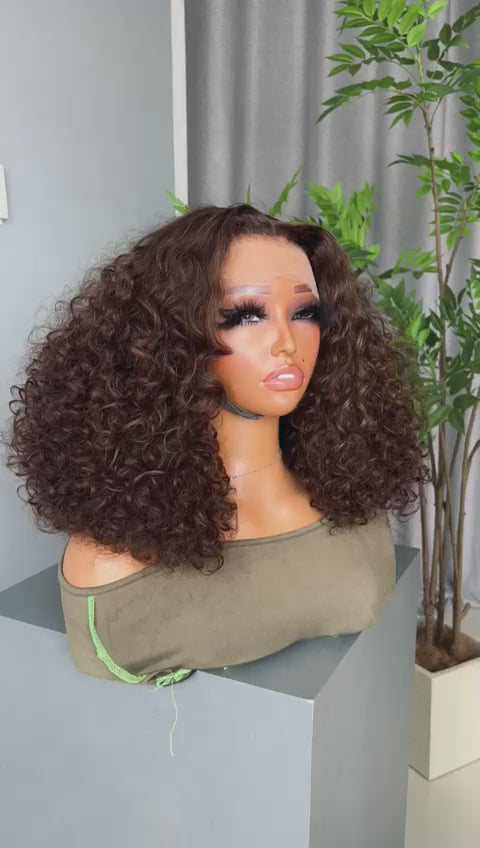 Bouncy Frontal Curly Wig