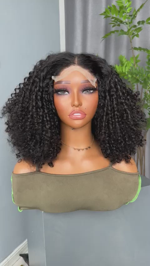 Transform Your Look with the SDD Pixie Curly 14 Inches Closure Wig