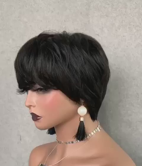 Pixie Cut Fringe Wig