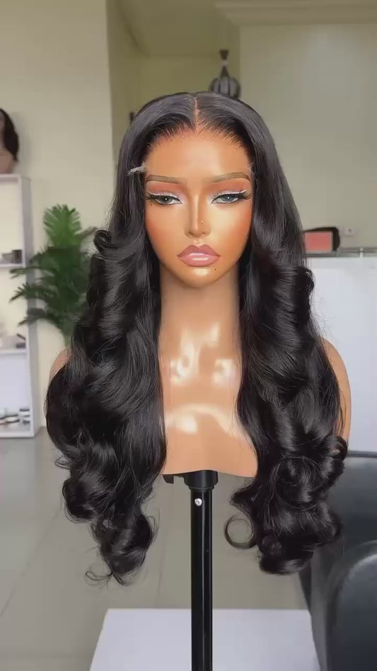 Bouncy HD Customised Closure Wig