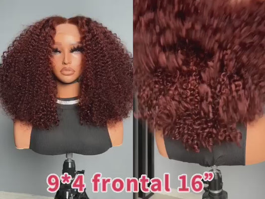 Natural Curly Frontal Wig